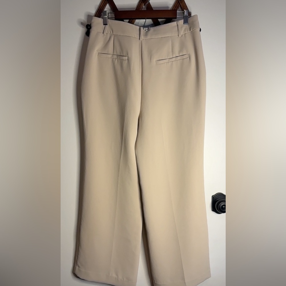 LOFT Cream Wide Leg Women's Pants
